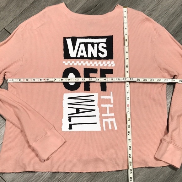 VANS STAND DOWN L/S PEACH THERMAL TOP - Picture 9 of 9